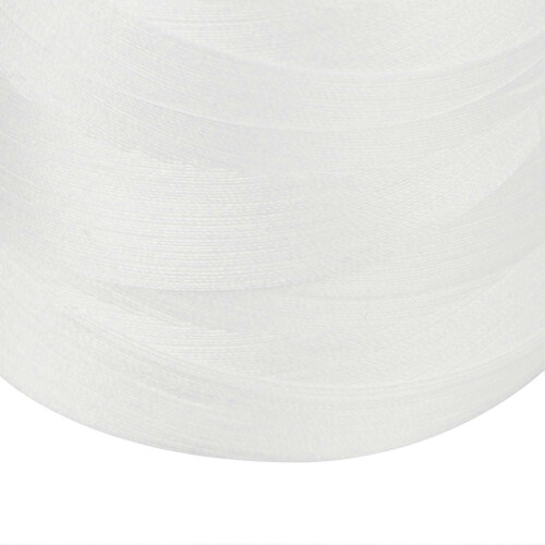 4Pcs Serger Thread White Premium Polyester Sturdy Durable Wear Resistant Widely Used White Thread-YXY 1