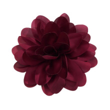 Broche fleur en tissu tendance - Accessoire de mode - Broche fleur en tissu délicate - Épingle à col fine pour les voyages et