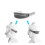 2 Pack Replacement Headgear Strap Compatible With /P30i-YXY 2