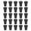 25 embouts de canne robustes en caoutchouc - YXY 2