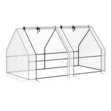 Mini Greenhouse 180x90x90cm Steel Frame & PE Cover