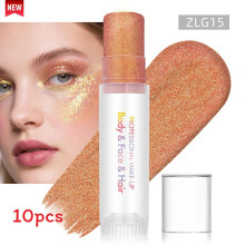(Color 9)Sparkling Makeup Gel For Face And Body With Light Effects For Dance And Use Party