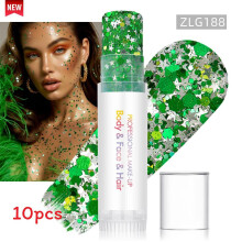 (Color 30)Sparkling Makeup Gel For Face And Body With Light Effects For Dance And Use Party