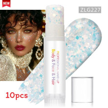 (Color 50)Sparkling Makeup Gel For Face And Body With Light Effects For Dance And Use Party