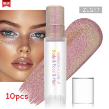 (Color 11)Sparkling Makeup Gel For Face And Body With Light Effects For Dance And Party Use