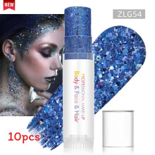 (Color 23)Sparkling Makeup Gel For Face And Body With Light Effects For Dance And Party Use