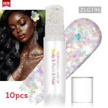 (Color 34)Sparkling Makeup Gel For Face And Body With Light Effects For Dance And Party Use
