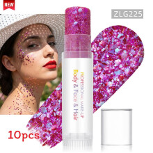 (Color 48)Sparkling Makeup Gel For Face And Body With Light Effects For Dance And Party Use