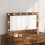 VidaXL vidaXL Vanity Mirror Rectangular Smoked Oak 80 x 45 x 18 cm 1