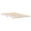VidaXL vidaXL Bed Frame White 120 x 190 cm Solid Pine Wood 5