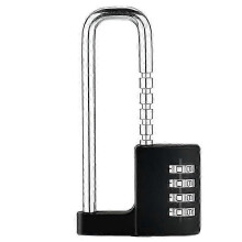 Cijferslot voor buiten, waterdicht, robuust hangslot met code, multifunctioneel, verstelbaar, lang hangslot -- YXY
