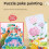 (Blue)Childrens Intellectual 3d Handicrafts Toy Suitable For Development Creative 7