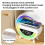 2025 Bedside Bluetooth Speaker with  Wireless Charging & Mood Light - EU Version | Multi-Functional Alarm Clock Night Lamp-YX 3