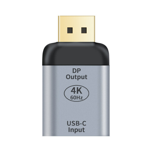 Adaptador USB-C para DisplayPort – 4K 60Hz, Plug & Play, Compacto, Compatível com Windows/Android/OS X-YXY