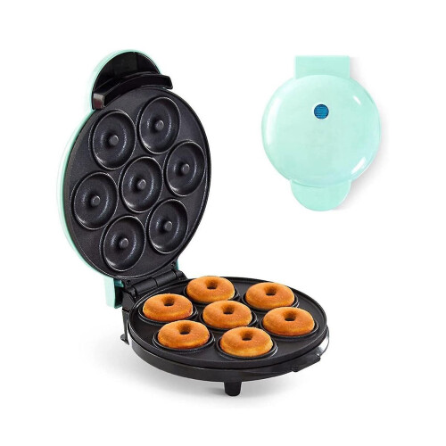 Electric Donut Maker Automatic Heating Egg Cake Bread Baking Machine 700W Kitchen Breakfast Makes 7-YXY 2