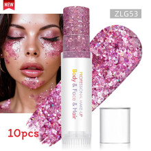 (Color 22)Sparkling Makeup Gel For Face And Body With Light Effects For Dance And Use Party