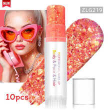 (Color 42)Sparkling Makeup Gel For Face And Body With Light Effects For Dance And Use Party