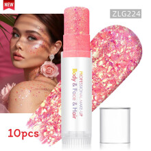 (Color 47)Sparkling Makeup Gel For Face And Body With Light Effects For Dance And Use Party