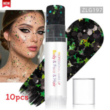 (Color 35)Sparkling Makeup Gel For Face And Body With Light Effects For Dance And Use Party
