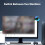 Switch KVM USB-C: 2 PCs 8K@60Hz HDR, 10Gbps, 100W PD, com 2 cabos - YXY 4