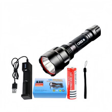 T6 Ultrahelle, wiederaufladbare LED-Taschenlampe – Wasserdicht, große Reichweite, für Radfahren, Outdoor-Aktivitäten und Zuh