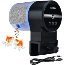 Chargeur USB 3 voies, distributeur automatique de nourriture pour poissons et tortues, accessoires d'aquarium, distributeur a