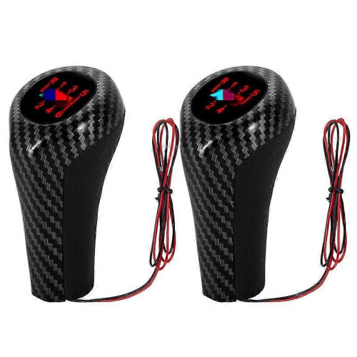 Pommeau de levier de vitesses manuel 5/6 vitesses avec rétroéclairage LED compatible avec BMW E46 E90 E91 E92 E36 E82 E87 E88 1