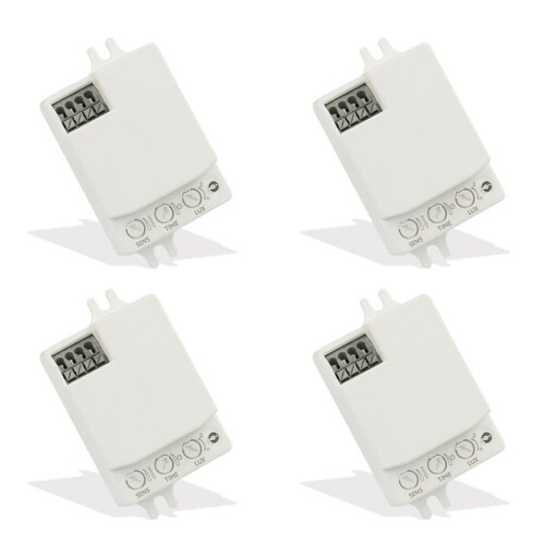4X 5.8GHz  Microwave  Motion Sensor  AC85-265V Intelligent Human Body Sensor  Motion Light