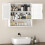 HOMCOM White Wall-Mounted Bathroom Cabinet 60x20x60cm 7