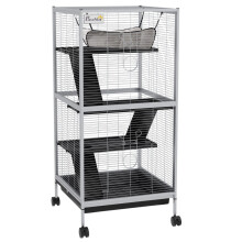 Small Animal Cage with Wheels & Platforms