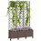 Self-Watering Raised Planter with Trellis & Wheels 1