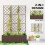 Self-Watering Raised Planter with Trellis & Wheels 4