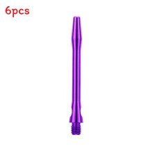 (Purple)Eixos de dardos de liga de alumínio com rosca 45 mm para jogos e fins promocionais