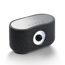 SOVENOMUND Altavoz de Audio con Fluido Magnético - Inalámbrico, Subwoofer, Sistema de Música Rítmica de Escritorio para Sala de Estar, Negro