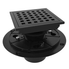 Drains de Douche Carrés de 6 Pouces avec , Grille Amovible en Acier Inoxydable 304 avec Attrape-Cheveux