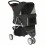 3-Wheel Pet Stroller for Small Dogs – Black 1