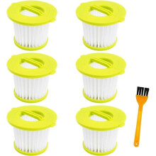 Filtre de Remplacement pour Modèles D'Aspirateur à Main pour ONE+ 18V PCL700 PCL704 PCL705 (Pack de 6)