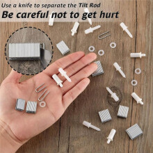 170 Pieces Repair Plantation Shutters Tool Set Louvers Staples Replacement Repair Pins for Window Tools Supplies