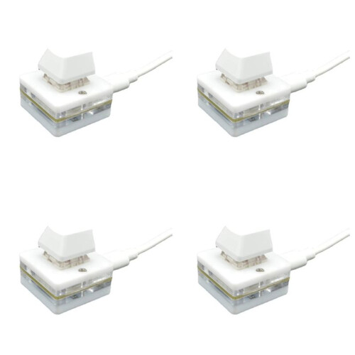 4X 1-Key Shortcut Keyboard USB Custom Programmable Macro Keyboard Hot Key Mouse One Key Button RGB  Keypad