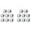 2X 3D Printer Idler GT2 20 Tooth Synchronous Pulley Inner Hole 5mm Width 6mm Suitable for VzBoT 3D Printer 1