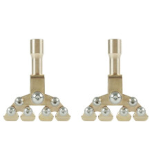 2X Gitaar Fractal Fret Press Tool Gitaar Fractal Pusher Luthier Reparatie Tool voor Fret Board Krommingen Akoestisch