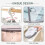 2 Pcs 3 Tier Folding Mesh Clothes Drying Rack, Stackable Sweater Drying Rack with Internal Fixation, Portable Hanging 4