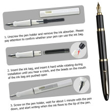 200pcs Ink Calligraphy Pens Ink Pen Refills Universal Pens Ink Useful Pen Ink Ink Refill Calligraphy Pen Refills
