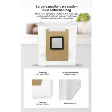20 Stück Haupt-Seitenbürste HEPA-Filter Staubbeutel Wischmopp-Set für  Omni C28 / Omni X12 Pro Ersatzteile