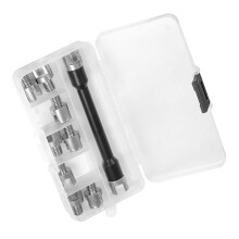 Dirt Bike Tool Wrench Spoke Tool Adjusting Wrench Spoke Regulator Motorcycle Storage Box Wrench Tire Wire Wrench