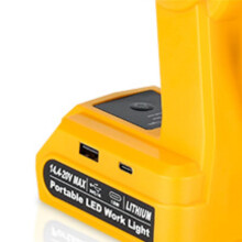 For 14.4-20V Li-Ion Battery LED Portable Work Light 9W 1000LM Emergency Tool Light Lamp Spotlig