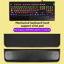 Polssteunkussen Memory Foam Handsteun Mechanisch Toetsenbord Muis Polssteun voor Het Verminderen van Spanning Verbeterend Comfort 87 Toetsen