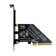 SFF 8611 & 8612 Adapterkarte PCie 4.0 X8 zu Oculink Support Konvertiert SFF-8639 U.2 SSD 2-Port Erweiterungskarte