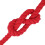VidaXL vidaXL Baumwollseil 36 mm 10 m Rot 100% Baumwolle 5