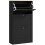 HOMCOM 3-Drawer Shoe Cabinet - Black 1